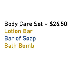 Sensitive Skin Body Care Gift Set - Bath Bomb Option