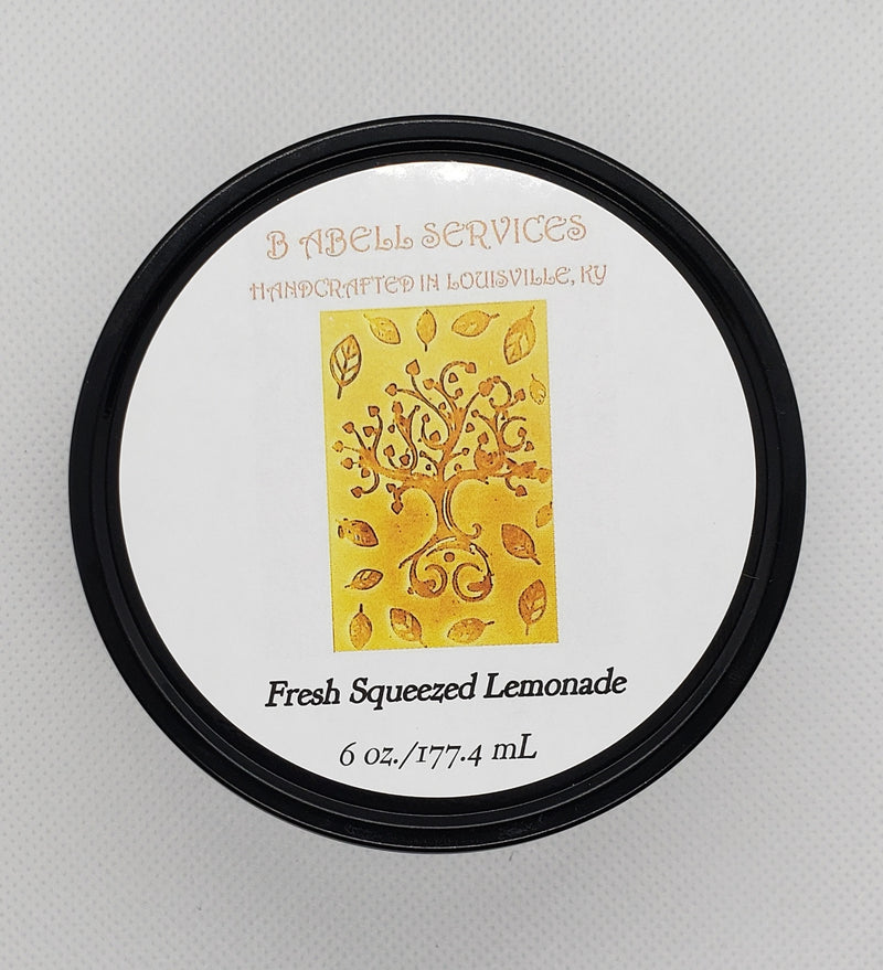 8 ounce black candle tin