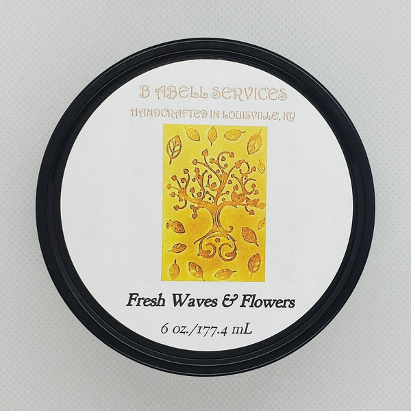 8 ounce black candle tin