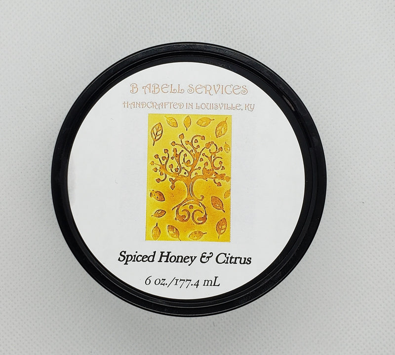 8 ounce black candle tin
